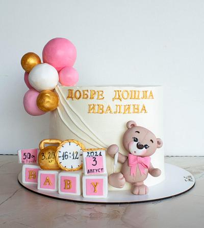 Teddy Bear with balloons - Cake by TortIva
