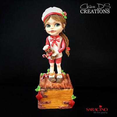 The little Pastry Girl of Christmas - Cake by Claire DS CREATIONS