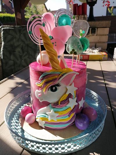 Unicorn and lollipops - Cake by Cukniságok