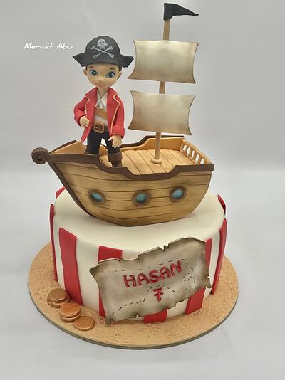 Pirate cake  - Cake by Mervat Abu
