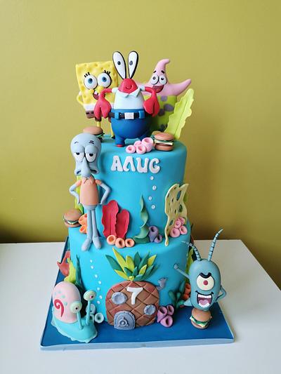 Spongebob - Cake by Stamena Dobrudjelieva