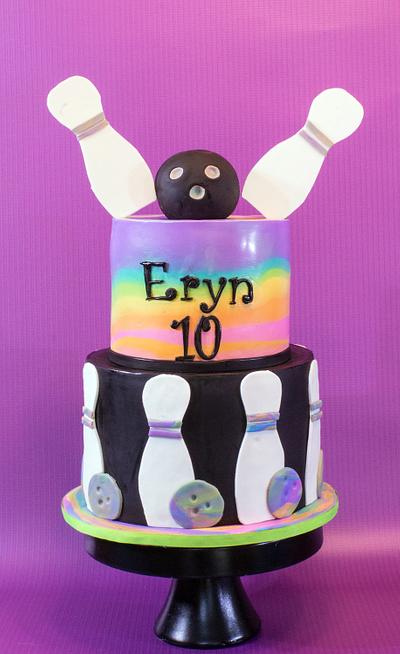 Bowling - Cake by Anchored in Cake