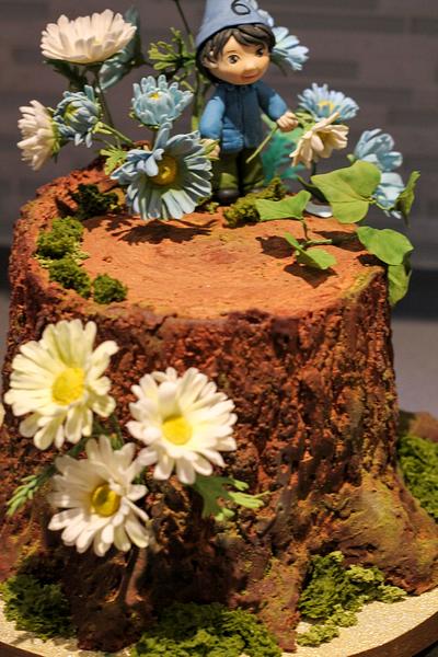 Tree stump cake. - Cake by Tanya Semenets (Hatano)