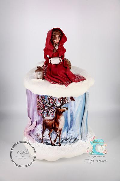 “Annabelle in the Christmas wood Cake” - Cake by Arianna