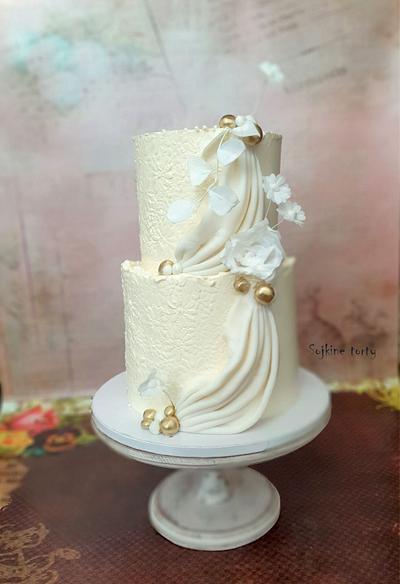 Wedding cake:) - Cake by SojkineTorty
