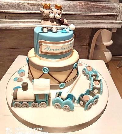Twins Cake 💙💙 - Cake by Denise 