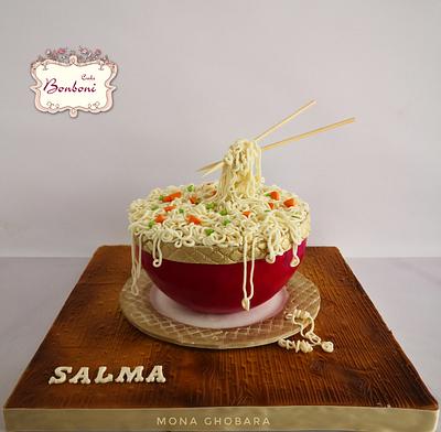 noodles cake - Cake by mona ghobara/Bonboni Cake