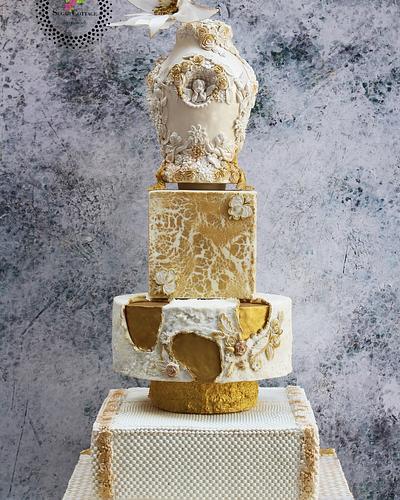: beauté avec élégance - Cake by Sugar cottage by pooja 