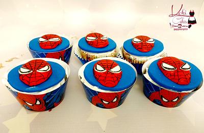 "Spiderman cupcakes" - Cake by Noha Sami