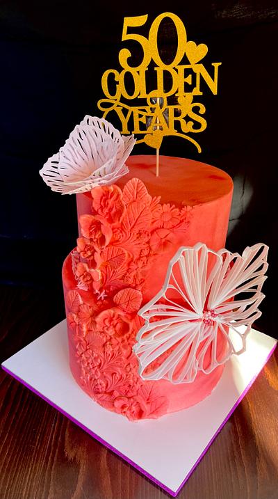 Cake flowers - Cake by Snezhana