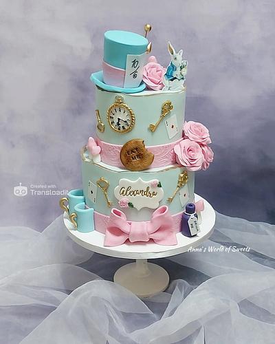 Alice in Wonderland Cake  - Cake by Anna's World of Sweets 