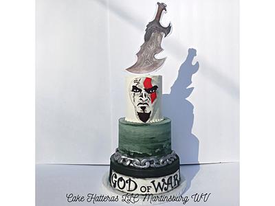 God of War Cake - Cake by Donna Tokazowski- Cake Hatteras, Martinsburg WV