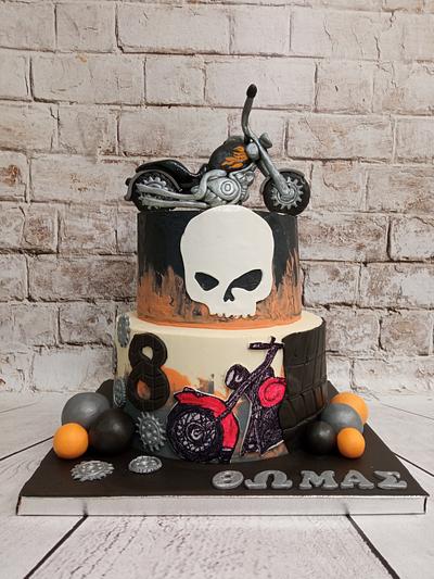 Harley cake - Cake by Evdokia Tzalla