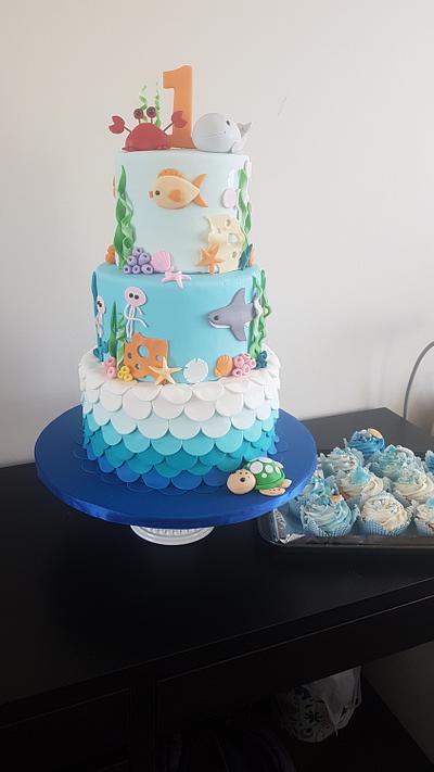 sea cake - Cake by ImagineCakes