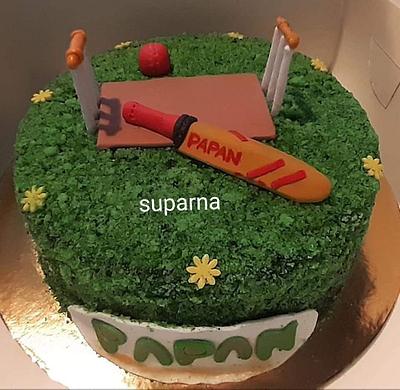 Cricket field. - Cake by Suparna 