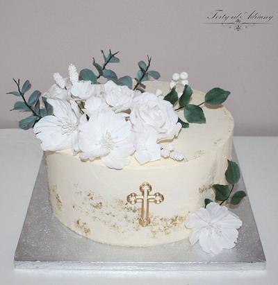 communion cake - Cake by Adriana12