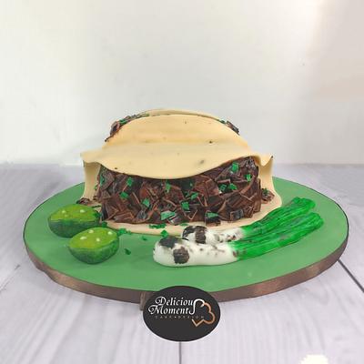 Tacos de carne asada 🌮 - Cake by Deliciousmomentscake