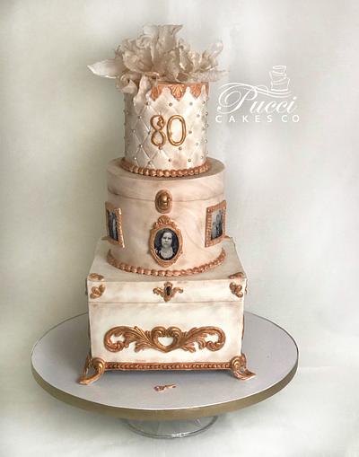 Vintage memories box - Cake by Pucci Cakes Co