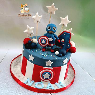 Capitan America - Cake by Zcakes UK LTD