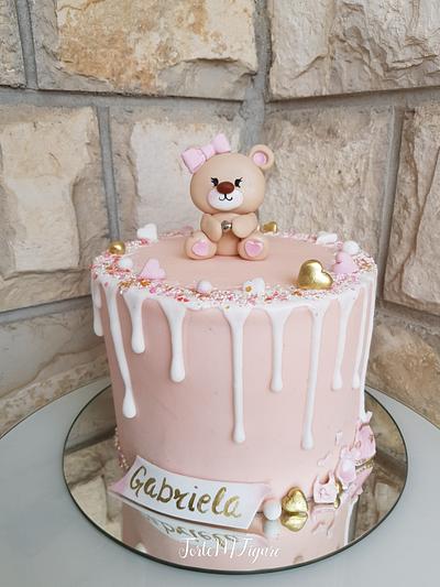 Welcome baby girl cake - Cake by TorteMFigure