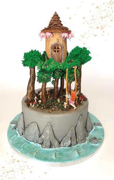 Fairy House 🧚🏻‍♀️ - Cake by Trelaka Maria (matreria)