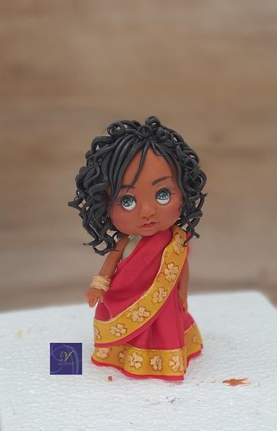 Sugar Doll,  Gudiya  - Cake by Ms. V