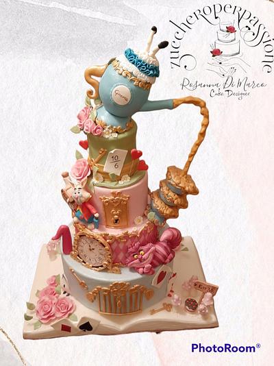 Alice in Wonderland - Cake by zuccheroperpassione
