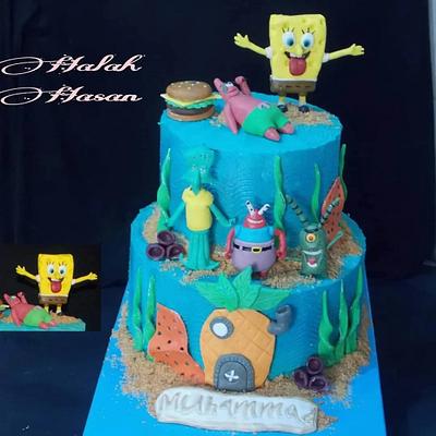 3D sponge bob cake - Cake by Halah