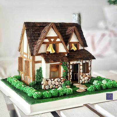 A Cottage  - Cake by Ms. V