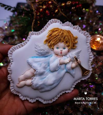 Little Angel - Cake by The Cookie Lab  by Marta Torres