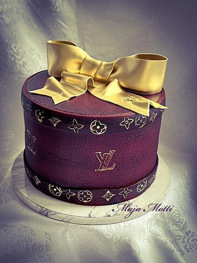 LV in leather efect - Cake by Maja Motti