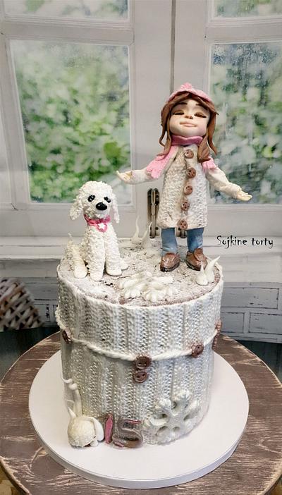 It's just snowing:::))) - Cake by SojkineTorty