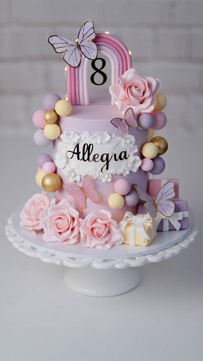 Allegra turns 8 🎉  - Cake by Cake Est.