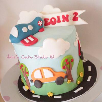 Transportation cake - Cake by Julie Donald