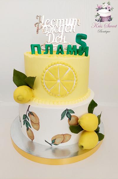 Lemon cake - Cake by Kristina Mineva