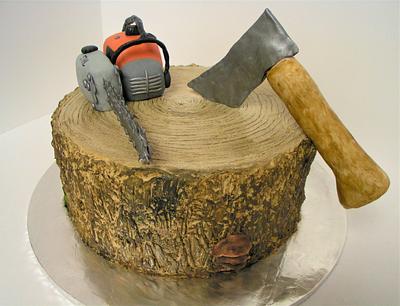 Logging Cake - Cake by Sweet Art Cakes
