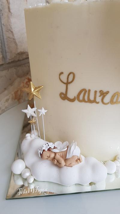 Baby angel christening cake - Cake by TorteMFigure