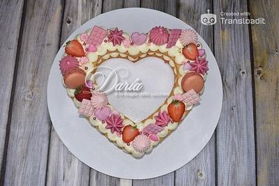 Heart cream tarte - Cake by Daria Albanese