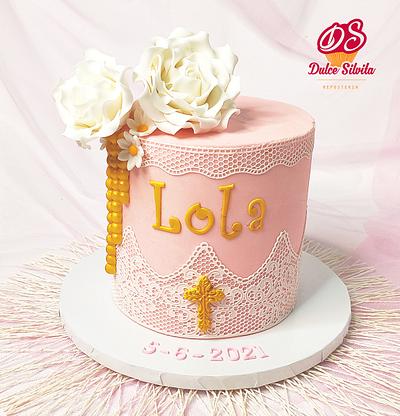 Cake for Lola's Communion - Cake by Dulce Silvita