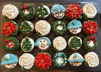 Christmas Cupcakes (part 2) 😊 - Cake by Wendy Army