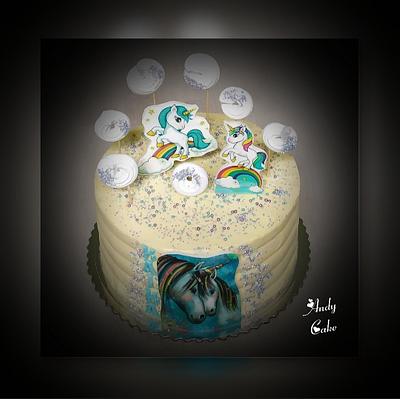 Unicorn birthday cake - Cake by AndyCake