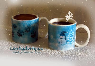 Christmas mug - Cake by Lenkydorty