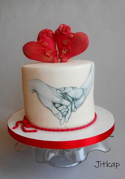 Romantic cake - Cake by Jitkap
