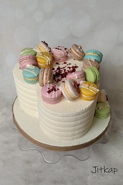 Macarons cake - Cake by Jitkap