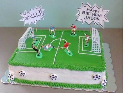 Play Soccer  - Cake by Julia 