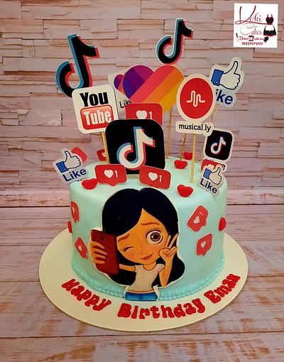 "Social media cake" - Cake by Noha Sami