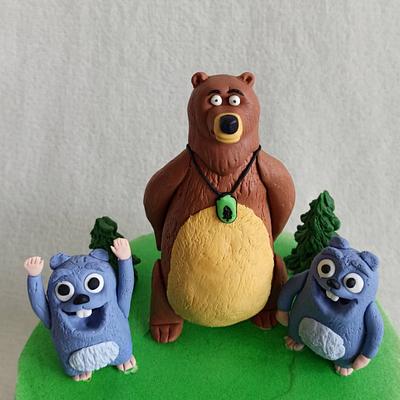 Grizzy and the Lemmings - Cake by Anka