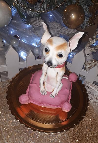 Cute dog cake - Cake by Teresa