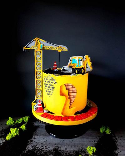 Construction site - Cake by Radoslava Kirilova (Radiki's Cakes)