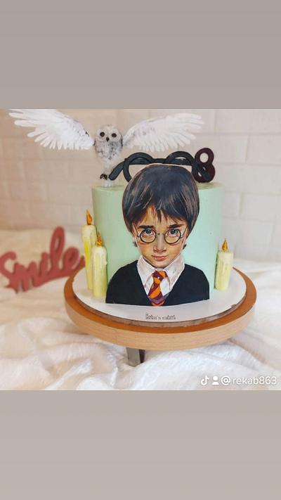 Handpainted Harry Potter - Cake by RekaBL86
